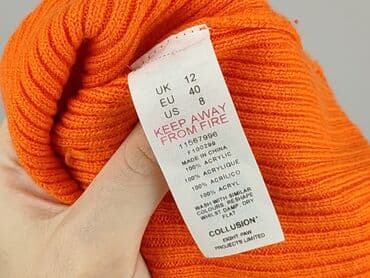 pomarańczowy sweter h: Collusion, Women`s knitwear, size L (EU 40) — 6