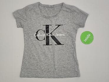 bluzki ck: Calvin Klein Jeans, T-shirt damski, rozmiar M — 2