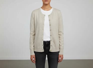 buty na koturnie z futerkiem: Kardigan damski, rozmiar S — 6