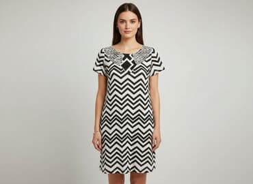 kombinezon zig zag: F&F, Sukienka damska, rozmiar S w lalafo.pl — 6 kombinezon zig zag: F&F, Sukienka damska, rozmiar S — 6