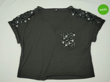 drapowana bluzki: Shein Curve, Bluzka damska, rozmiar 4XL — 2