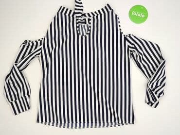 czarne bluzki z krótkim rękawem allegro: Women's blouse, size M (EU 38) — 3