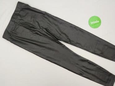 brokatowe rajstopy damskie: FB Sister, Spodnie materiałowe damskie, rozmiar M — 3