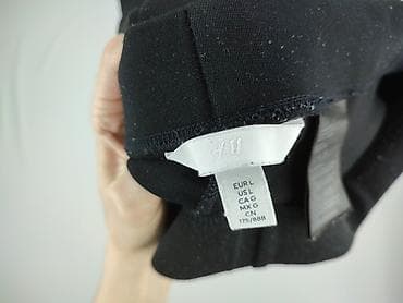 hm dzwony czarne: H&M, Spodnie materiałowe damskie, rozmiar L — 5