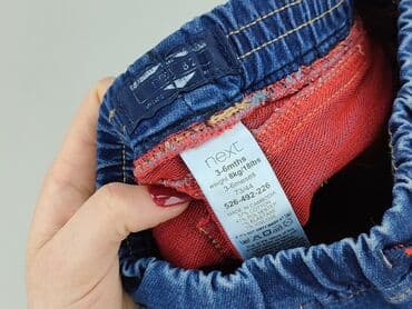 bluzy m: Spodnie jeansowe, Next, 3-6 miesięcy, stan - Bardzo dobry — 4