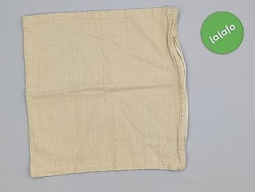 linen: Poszewka na poduszkę dekoracyjną 40x40 cm - Kolor: ecru/krem - Wzór — 3