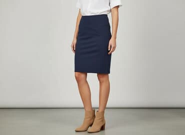 spódnice rozkloszowane midi z kieszeniami: Kaffe, Spódnica damska, M — 7