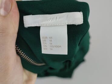 reserved sukienka butelkowa zieleń: H&M, Sukienka damska, rozmiar XL — 4