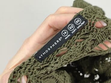 limonkowy sweter reserved: Atmosphere, Sweter damski, rozmiar L — 5