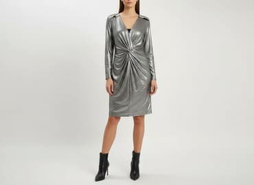 sukienka z połyskującego materiału: Sukienka damska, rozmiar One size — 1