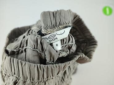 naruto stroj: Szare damskie spodnie typu harem/allo-baba z wysokim, marszczonym — 4