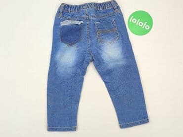 pajacyk niemowlęcy lidl: Denim pants, Ergee, 12-18 months, condition - Good — 3