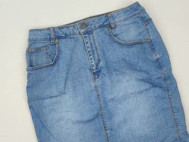 spódniczka dżinsowe z wysokim stanem: CAMAIEU, Spódnica damska, rozmiar L — 1