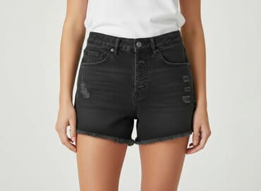 krótkie spodenki z dzinsów: Denim, Szorty damskie, rozmiar S — 8