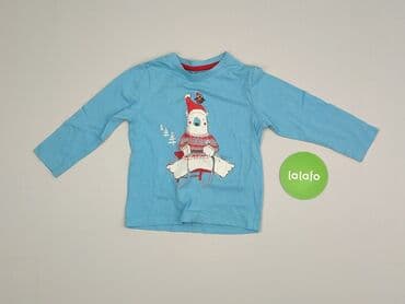 koszulka z napisami: Blouse, Pepco, 1.5-2 years, 86-92 cm, condition - Perfect — 2