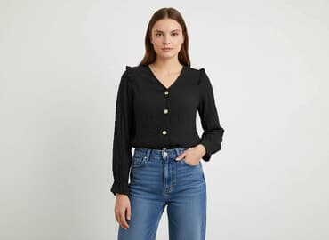 koronkowy kombinezon zara: Bluzka damska, rozmiar S — 6