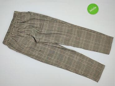 bluzki pepitka: Spodnie materiałowe damskie, rozmiar S — 3