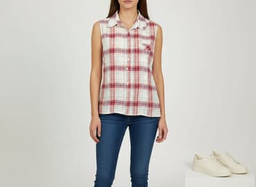 bluzy sportowe: Koszula damska, rozmiar S — 6