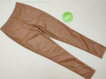 legginsy z wysokim stanem modelujące: Legginsy Ze skóry ekologicznej damskie, rozmiar M — 2