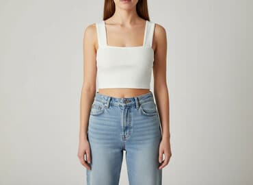 bluzki prazkowane: H&M, Top damski, rozmiar S — 7