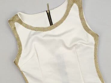 klapki kremowe: Sukienka damska, rozmiar S — 1