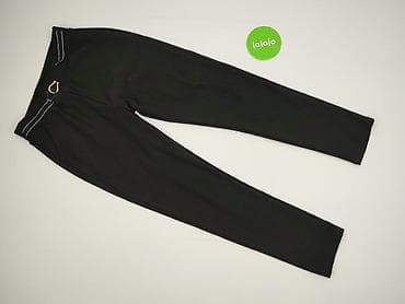 czarne outfity: Spodnie materiałowe damskie, rozmiar XL — 2