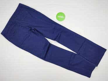 granatowe chinosy damskie: Orsay, Spodnie materiałowe damskie, rozmiar L — 3