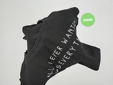 black squad oversized fit: Sinsay, T-shirt damski, rozmiar XS — 4