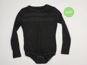 białe body na długi rękaw: Body damskie, rozmiar S — 2