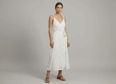 czerwone sukienki w groszki: Diverse, Sukienka damska, rozmiar S — 6