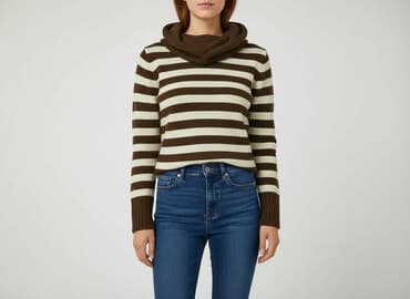 sweter w paski: Sweter damski, rozmiar S — 6