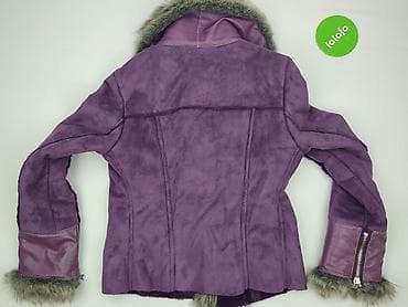 kurtka pull and bear damska: Damska kurtka Zelia, rozmiar 38 - Kolor: śliwkowy/fioletowy - — 3