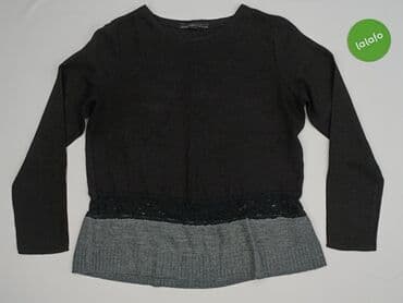 czarna kurtka zimowa zara: Zara, Sweter damski, rozmiar L — 2