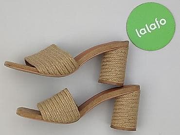 born2be biale buty: Klapki damskie, rozmiar 39 — 3