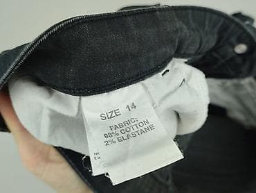 slouchy jeans: Spodnie materiałowe damskie, rozmiar XL — 4