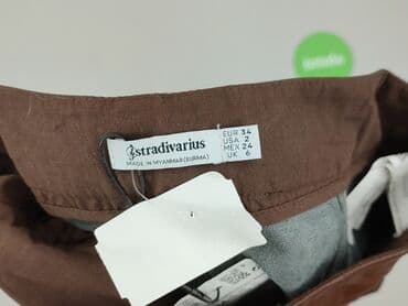 brązowe spodnie woskowane stradivarius: Stradivarius, Spódnica damska, rozmiar XS — 5