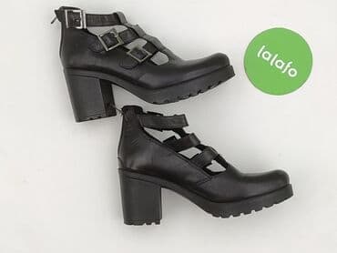 ochnik czarne klapki: Botki damskie, rozmiar 37 — 4