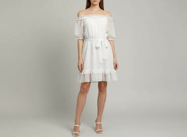 taranko biała sukienka: Sukienka damska, rozmiar S — 5