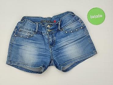 barrel jeans: Szorty damskie, rozmiar M — 2