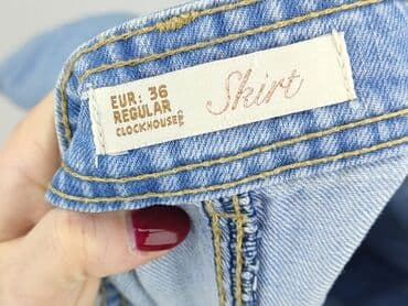 spódniczka alex biało niebieska: Spódnica damska, rozmiar S — 4