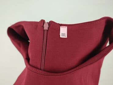 bordowa długa sukienki: Sukienka damska, rozmiar 2XL — 4