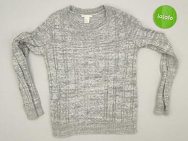 sweter popcorn: H&M Basic, Sweter damski, rozmiar XS — 2