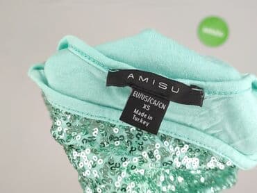 srebrny top h m: Amisu, Top damski, rozmiar XS — 4