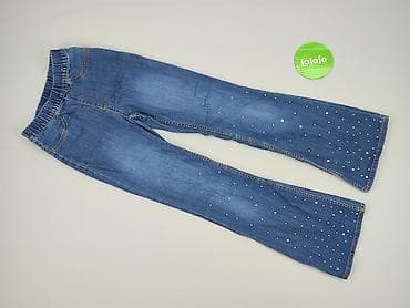 bluzka z dzetami: Spodnie jeansowe, H&M, 10 lat, 140, stan - Bardzo dobry — 2