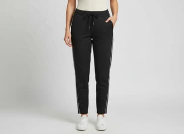 oleksy trampki czarne: ONLY, Spodnie materiałowe damskie, rozmiar XS — 6