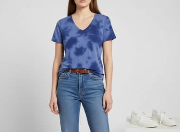 tie diy t shirty: Universal Thread, T-shirt damski, rozmiar M — 1