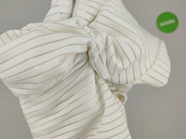 biała bluzka w czarne paski: Women's blouse, size S — 5