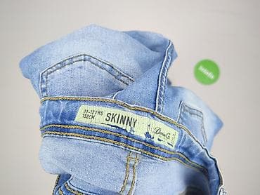 spódnice dzinsowe: Spodnie jeansowe, DenimCo, 12 lat, 146/152, stan - Bardzo dobry — 4