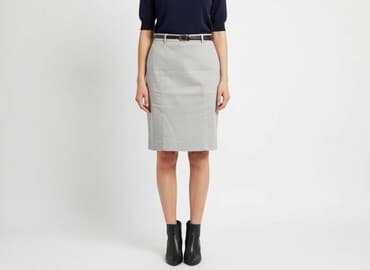 plisowane spódnice szara: CAMAIEU, Spódnica damska, rozmiar M — 6