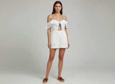 koronkowy kombinezon mohito: Topshop, Kombinezon damski, rozmiar M — 1